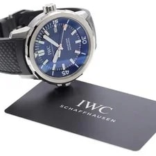 IWC — IWC Aquatimer Expedition Jacques-yves Cousteau IW329005 44mm SS Navy #C21781 — Watch — resale