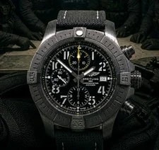 Breitling — Breitling Avenger Night Mission Chrono Nr New Strap Warranty Aug 2027 — Watch — resale