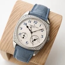 Vacheron Constantin — Vacheron Constantin Harmony Dual Time 37mm 18K White Gold 7805S/000G-B052 — Watch — resale