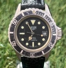 Heuer — Old Heuer Professional 200M Date Watch — Watch — resale