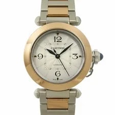 Cartier — Cartier Pasha W2PA0008 Automatic 750 Pink Gold Silver Dial 90296181 — Watch — resale