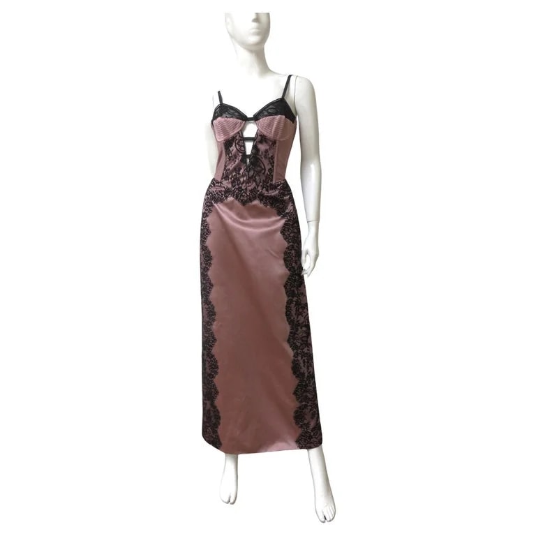Gucci — Gucci Corset Dress With Lace Trim — Clothing — resale