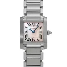 Cartier — Cartier Tank W51028Q3 ( 2384) 25mm Stainless Steel Pink #WW2732 — Watch — resale