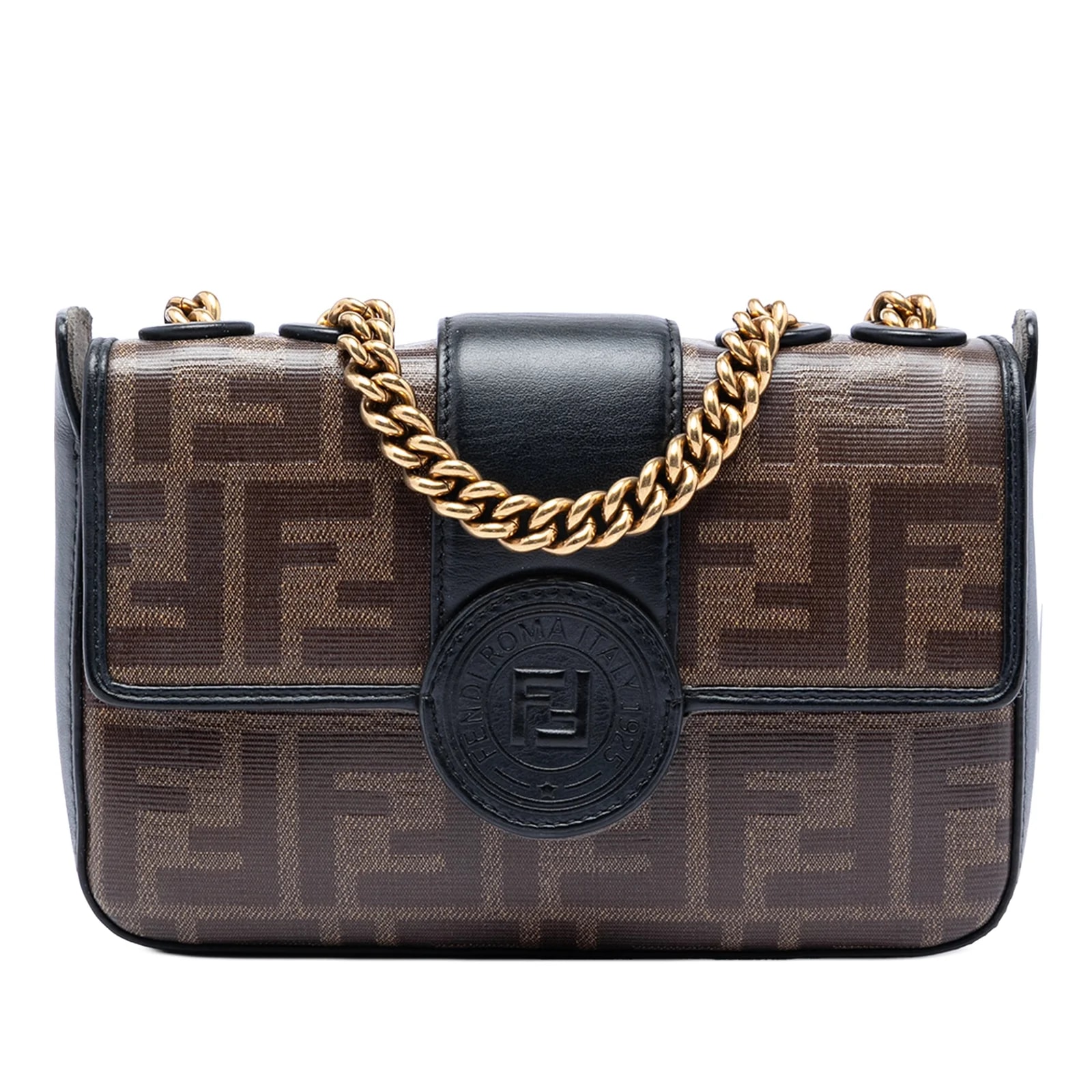 Fendi — Mini 1974 Fabric Stamp Patch Crossbody — Handbag — resale