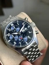 IWC — IWC Pilot Automatic Chronograph Blue on Bracelet 41mm IW388102 — Watch — resale
