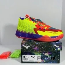 Puma — Puma MB.01 Lamelo Ball "Be You" Gecko Blast 376813-01 10 W/ Box — Sneaker — resale