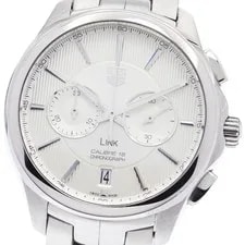Tag Heuer — TAG Heuer Link CAT2111 Caliber 18 Chronograph Silver Dial Automatic 's_949023 — Watch — resale