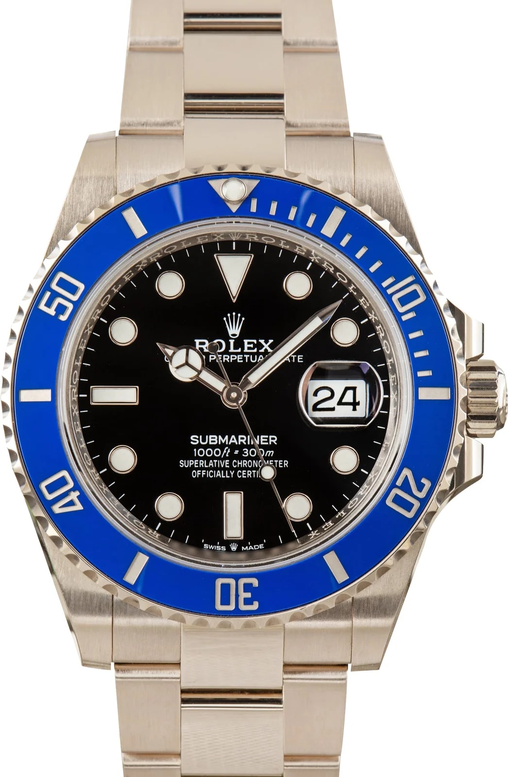 Rolex — 18k White Gold Rolex Submariner 126619 Cookie Monster — Watch — resale