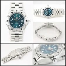 Tag Heuer — TAG Heuer 2000 Series WK1319-1 Turquoise Green Dial Quartz Steel Swiss — Watch — resale
