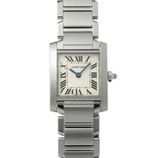 Cartier — Cartier Tank W51008Q3 ( 2384) 18mm Stainless Steel Silver #WW6715 — Watch — resale