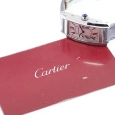 Cartier — Cartier Tank Américaine SM WSTA0016 19mm SS/Leather Silver #C16658 — Watch — resale