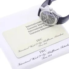IWC — IWC Schaffhausen Pilot Mark XII 28mm SS Black Dial Leather Strap #C491 — Watch — resale