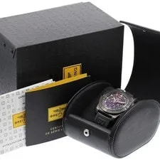 Breitling — Breitling Chronomat MB0413 47mm SS Rubber Black Dial GMT Chronograph Date #C111 — Watch — resale