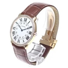 Cartier — Cartier Ronde Louis WR000551 36mm K18WG Beige Dial Hand-Wind #C033 — Watch — resale