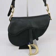 Dior — Auth Christian Dior Saddle Grained Crossbody Medium — Handbag — resale