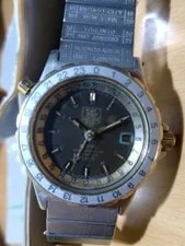 Tag Heuer — TAG Heuer Airline Professional GMT 895.313 Quartz Dead Battery — Watch — resale