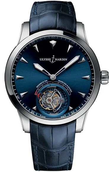 Worldofluxuryus — Ulysse Nardin Classico Ulysse Anchor Tourbillon 18K White Gold — Watch — resale