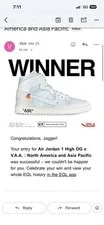 Jordan — Jordan 1 V.a.a. “Alaska” Size 12 Preorder — Sneaker — resale