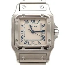 Cartier — Authentic Cartier Santos Galbe LM W20018D6 Stainless Steel Quartz #230-000-6... — Watch — resale