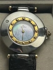 Jaeger-LeCoultre — Jaeger-Lecoultre 18k Gold Bezel. Blue MOP Dial. Ref.421.5.09 Rendez-Vous — Watch — resale