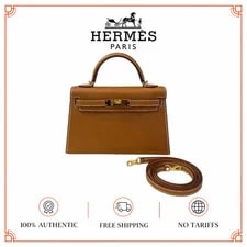 Hermès — Hermès Kelly II 20 Porc GHW Crossbody Auth — Handbag — resale