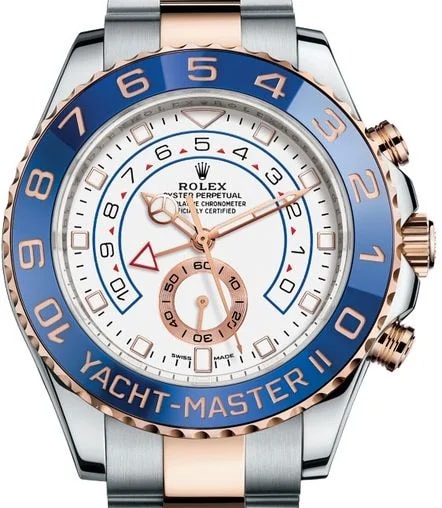 Worldofluxuryus — Rolex Yacht-Master II Stainless Steel & 18K Rose Gold — Watch — resale