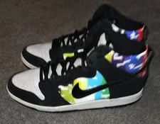Nike SB — Nike SB Dunk High TV Signal Shoes CZ2253-100 Size 10.5 No Box — Sneaker — resale