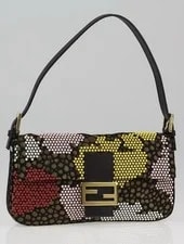 Fendi — Fendi Stud Applique Baguette 8BR600 (/) — Handbag — resale