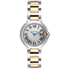 Cartier — Cartier Ballon Bleu Small Silver Roman Dial on Bracelet W2BB0010 — Watch — resale