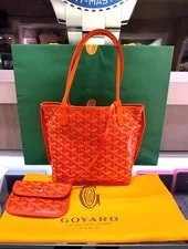 Goyard — Goyard Anjou Reversible Coated Canva and Matching Wristlet — Handbag — resale