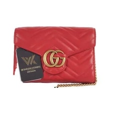 Gucci — Gucci Marmont Wallet on Chain Matelasse Hibiscus/ OP: €1600 — Handbag — resale