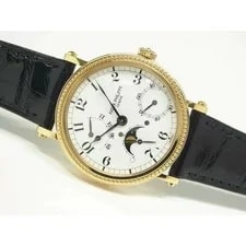 Patek Philippe — Patek Philippe Calatrava 5015J-001 18K Yellow Gold White Dial Moonphase 36mm — Watch — resale