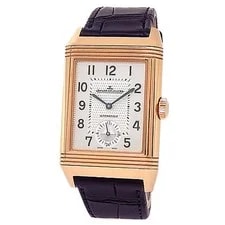 Jaeger-LeCoultre — Jaeger-LeCoultre Reverso Classic Duoface 18k Rose Gold Silver Q3832420 — Watch — resale