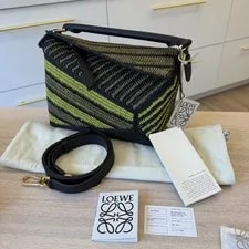 Loewe — $3,250 Loewe Small Puzzle Anise — Handbag — resale