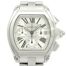 Cartier — Cartier Roadster Chronopraph W62019X6 2****** Silver — Watch — resale