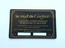 Cartier — Cartier Warranty Guarantee Card Booklet Must de (Unwritten) — Watch — resale