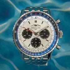 Breitling — 2023 Breitling Navitimer Chronograph - 43mm Gray Dial - AB0138241G1A1 - Full Set — Watch — resale