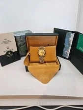 Rolex — Rolex Datejust 16233 Gold and Silver Jubilee Bracelet With Gold Bezel — Watch — resale