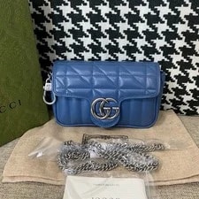 Gucci — Gucci GG Marmont Mini Quilt Chain — Handbag — resale