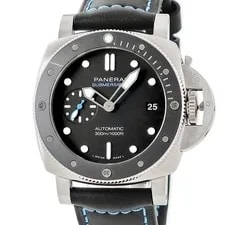Panerai — Panerai Submersible 1.7 " PAM01683 Y-number Small Second Black Date Diver — Watch — resale