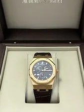Audemars Piguet — Audemars Piguet Dual Time Black - 26120OR.OO.D002CR.01 Rose Gold Aut — Watch — resale