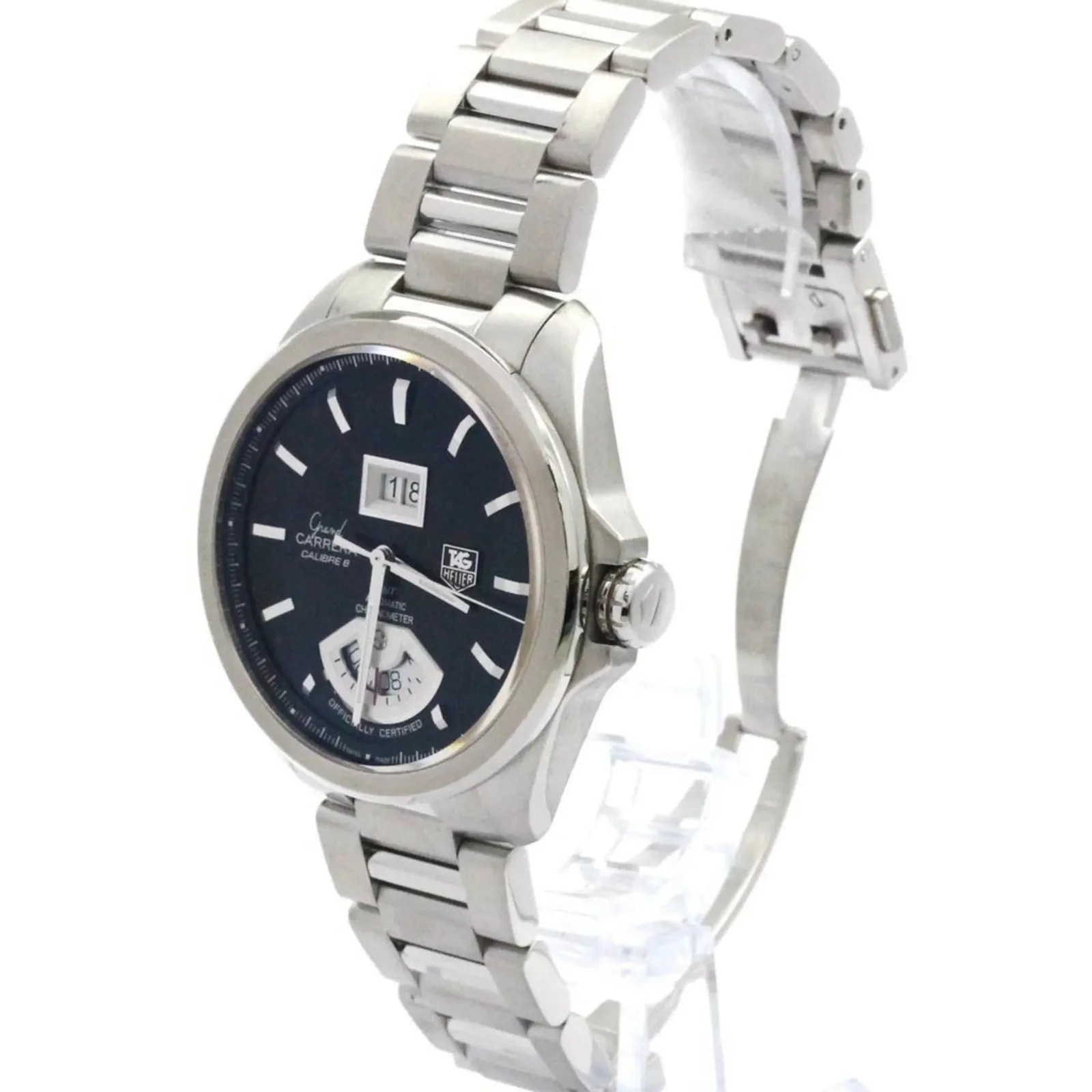 TAG Heuer — Tag Heuer Grand Carrera Calibre 8 Stainless Steel — Watch — resale