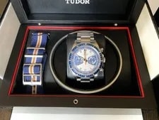 Tudor — Tudor Heritage Chronograph Blue 70330B — Watch — resale