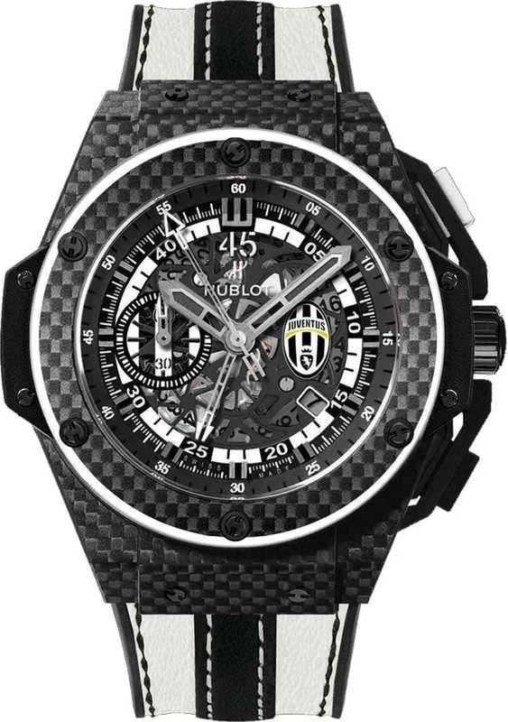 Worldofluxuryus — Hublot King Power Juventus Mechanical Limited Edition Carbon &Amp; Ceramic — Watch — resale