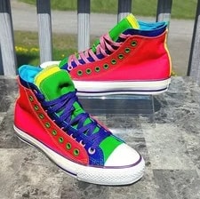 Converse — Converse All Star Double Tongue High Top & — Sneaker — resale
