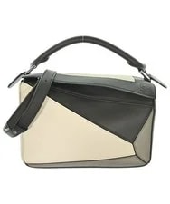 Loewe — Loewe Puzzle Handbags BlackxGrayxWhite Small 2200672551147 — Handbag — resale