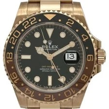 Rolex — Rolex GMT 2 126715CHNR 40mm Pink Gold Black OKW677 — Watch — resale