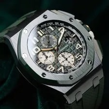 Audemars Piguet — Audemars Piguet Royal Oak Offshore Chronograph Smoked Green Ceramic 26405CE — Watch — resale