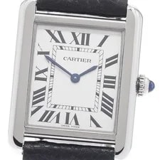 Cartier — Cartier Tank Solo SM WSTA0030 Silver Dial Quartz Watch_966448 — Watch — resale