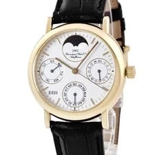IWC — IWC Portofino Perpetual Calendar IW3541 18K Yellow Gold Solid Moon Phase W — Watch — resale